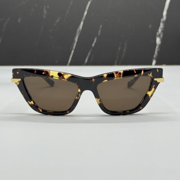 NEW BOTTEGA VENETA BV1241S 002 SUNGLASSES WOMEN HAVANA CAT EYEY EYEWEAR main image 4